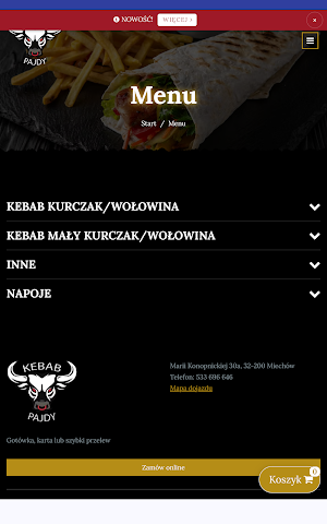 Kebab u Pajdy - Miechów Screenshot 2