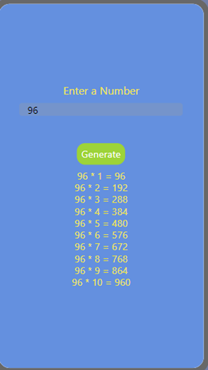 Multiplication Table by Abbas Screenshot 2