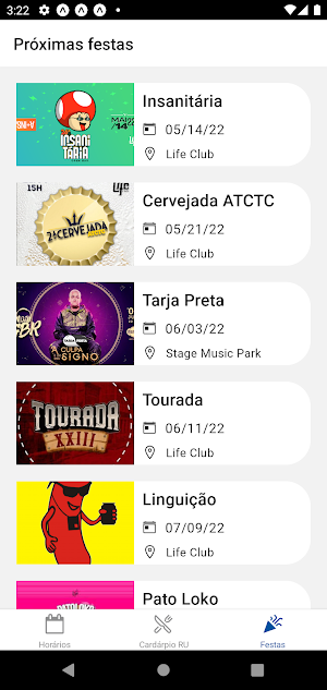 Nossa UFSC Screenshot 2