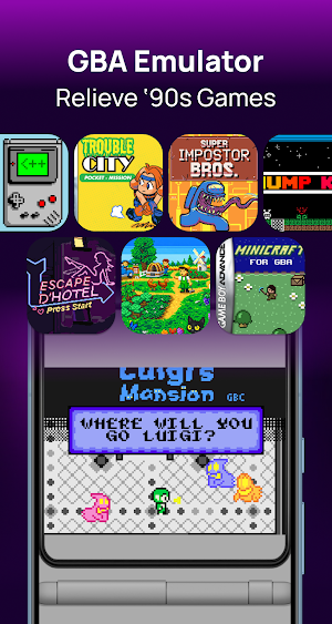 Pixelos: GBA Retro Emulator Screenshot 3