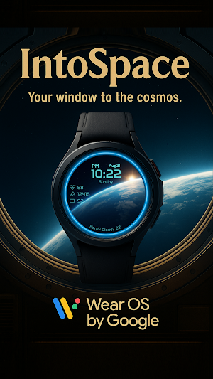 Into Space- Watch face Screenshot 1