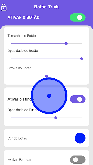 Bolitas Azules - botão Trick Screenshot 0