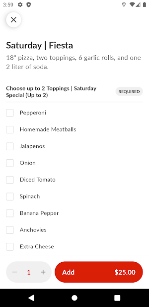 Amore Pizza Davie To Go Screenshot 3