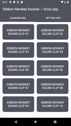 Gibbon Monkey Sound Collection Screenshot 0