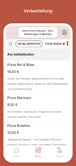 Pizza & Pasta Screenshot 1