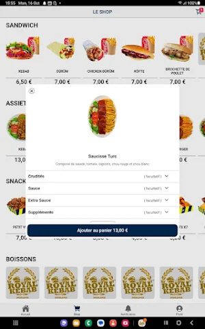 Royal kebab Screenshot 0