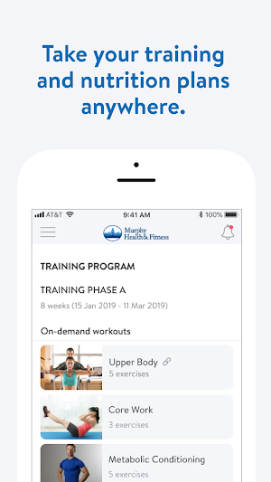 Murphy Health and Fitness Screenshot 2