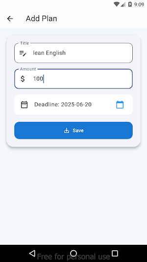 Budget Planner screenshot 1
