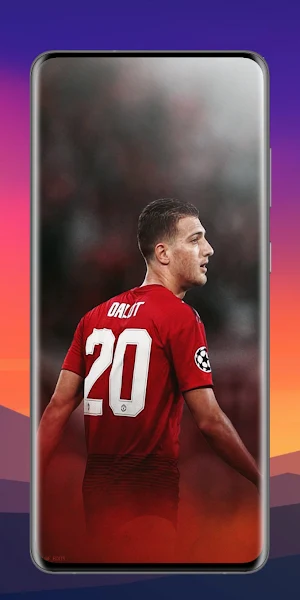 Diogo Dalot 4K Wallpaper Screenshot 3