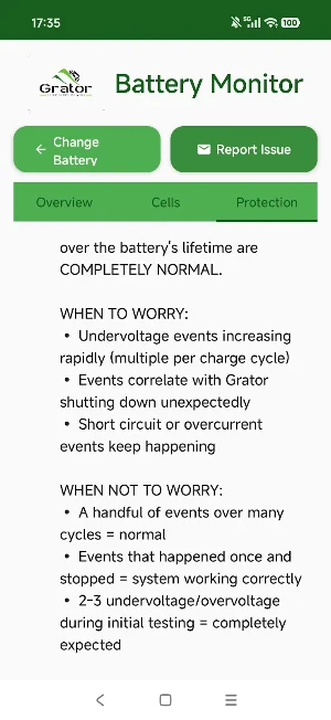 Grator Battery Screenshot 3