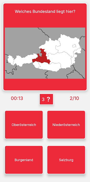 Österreich Karte - Quiz Screenshot 0
