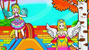 Long-Hair Princess: Dress up Screenshot 1