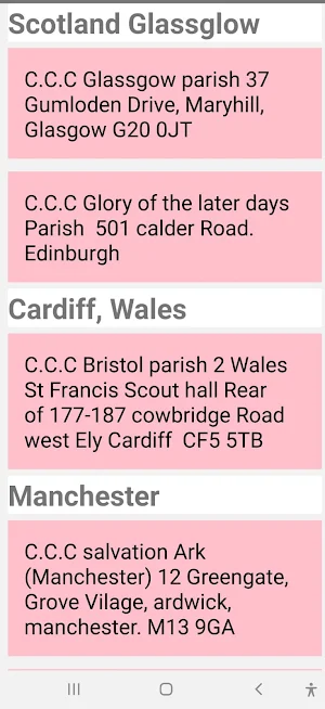 C.C.C  UK Parishes and Harvest Screenshot 3