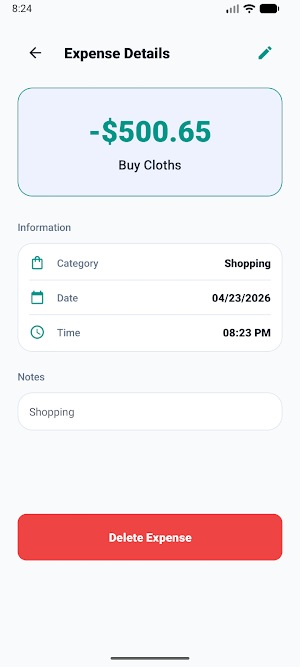SpendSnap Screenshot 2
