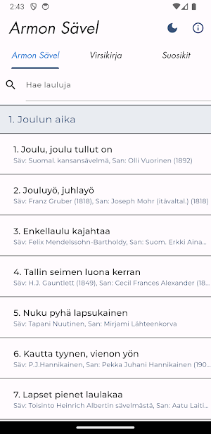Armon Sävel Screenshot 1