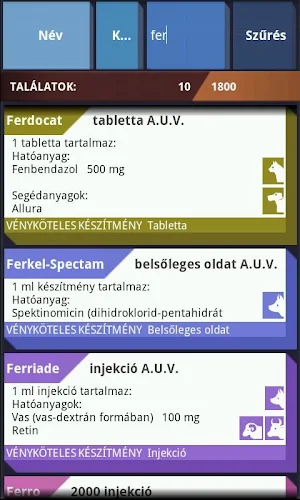 PharmaInfo.vet Screenshot 1