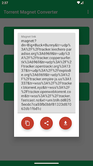 Torrent Magnet Converter Screenshot 2