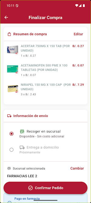 Farmacias Lee App Screenshot 3