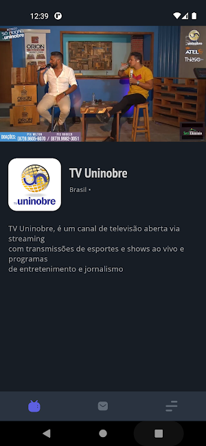 TV Uninobre Screenshot 2