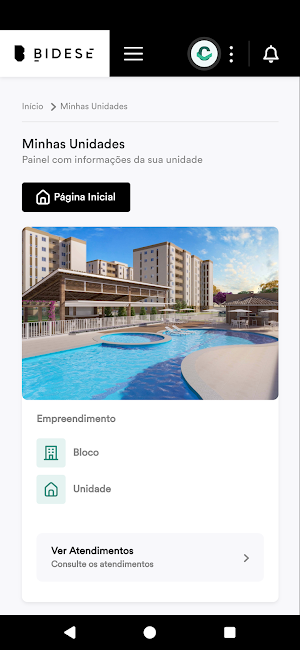 Bidese Cliente Screenshot 2