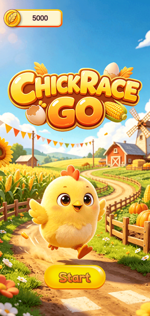 Chick Race Go Screenshot 1