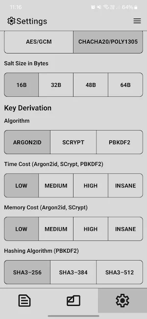 Encryptator — Encryption App Screenshot 2