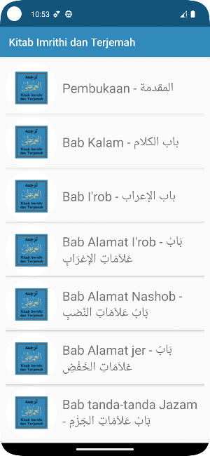 Kitab Imrithi Terjemah Screenshot 0