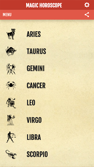 MAGIC HOROSCOPE Screenshot 0