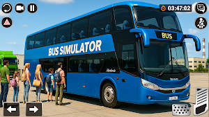 Commercial City Bus Driving 3D Screenshot 1