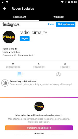 Cima Tv Radio Screenshot 3
