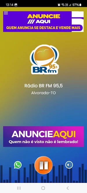 Rádio BR FM 95,5 Screenshot 2