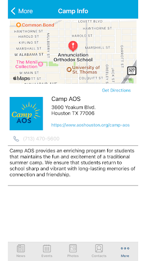 Camp AOS Screenshot 0