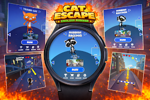 Cat Escape: Endless Runner Screenshot 2