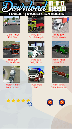 Download Mod Bussid Truk Trailer Gandeng Screenshot 1
