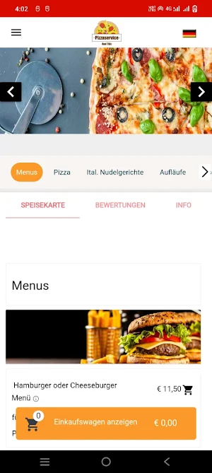 Bad Tölz Pizzaservice Screenshot 1