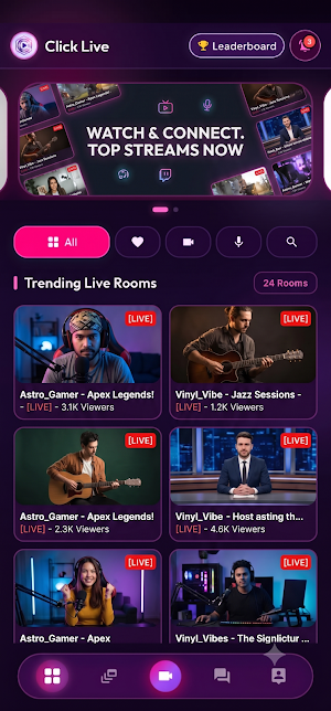 Click Live -Live Video & Voice Screenshot 0