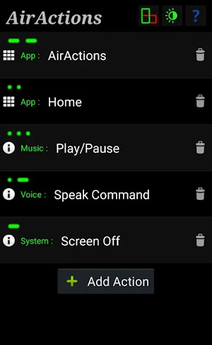 AirActions Screenshot 1