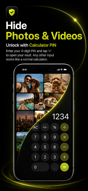 Hidelyt - Private Photo Vault Screenshot 1