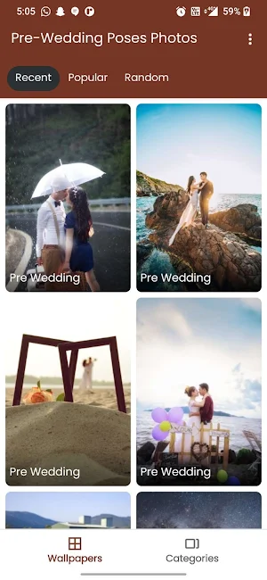 Pre Wedding Couple Pose Photos Screenshot 2