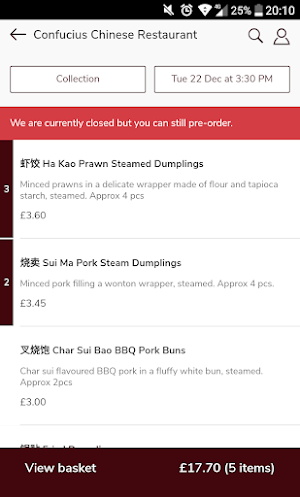 Confucius Chinese Restaurant Screenshot 1