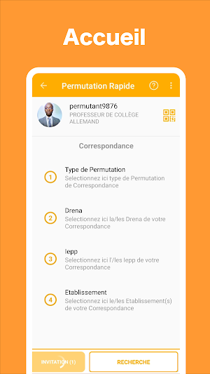 Permutation Rapide Screenshot 0