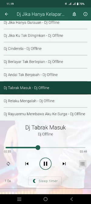 Dj Jika Hanya Kelaparan Parodi Screenshot 2