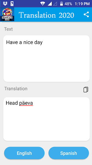 Estonian - English Translator 2021 Screenshot 1