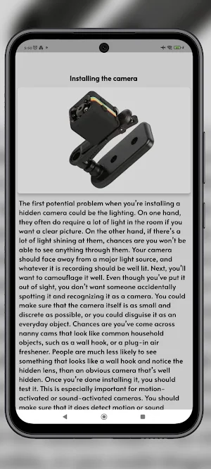 Sq11 mini camera app guide Screenshot 1