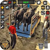 Wild Animal Cargo Truck Game