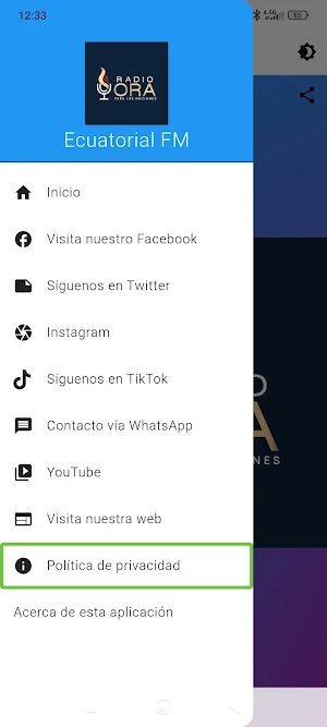 Ecuatorial FM Screenshot 1