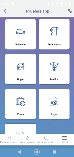 Mas servicios afiliado Screenshot 2
