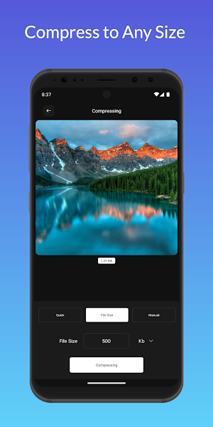 Compress Photos & Videos Size Screenshot 1