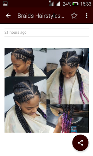 African Braids Hairstyles Screenshot 2
