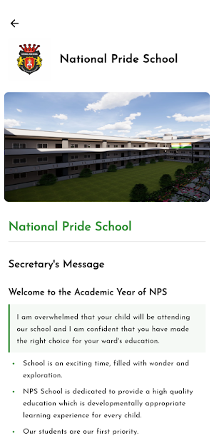 National Pride School App Screenshot 0